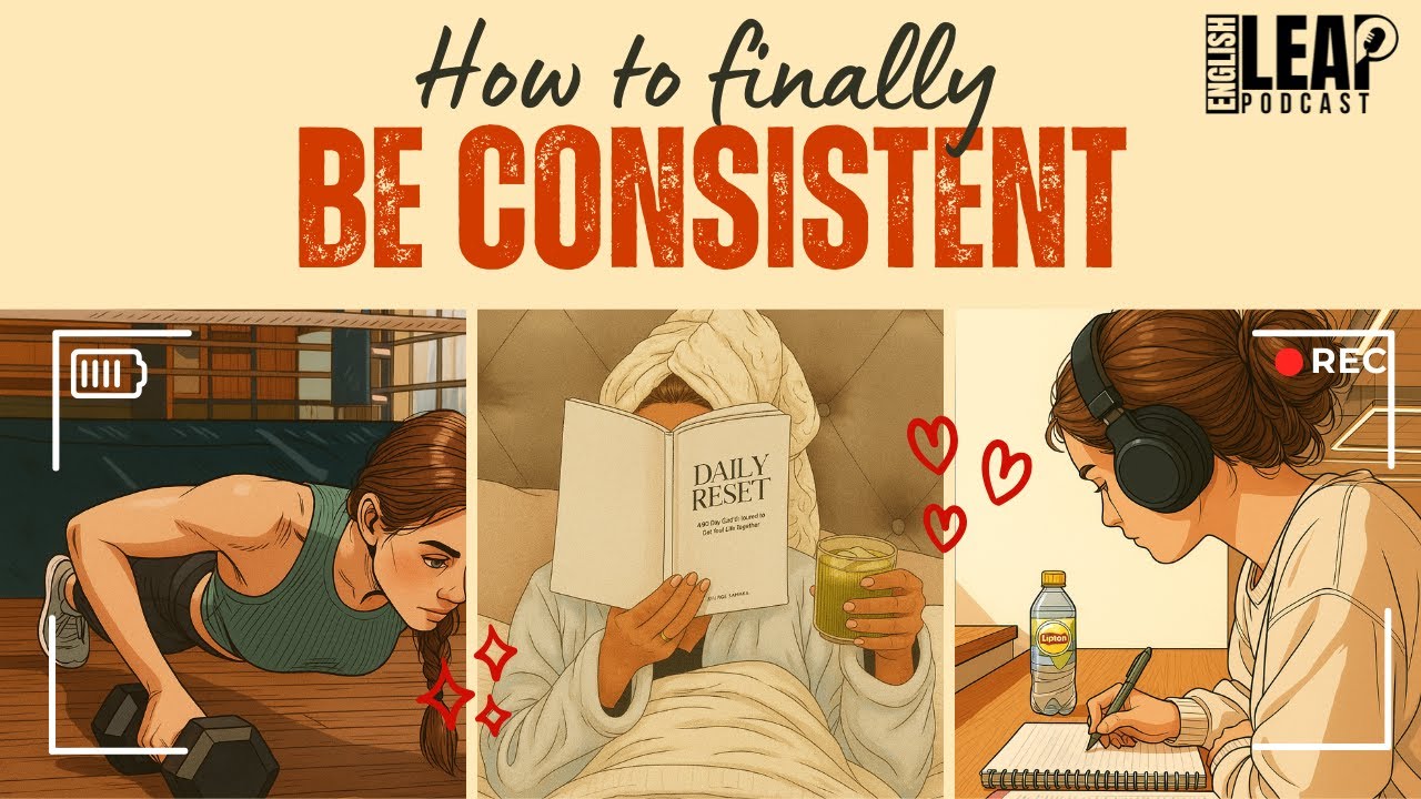 English Podcast For Learning English | Force Yourself To Be Consistent | English Leap Podcast