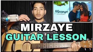MIRZAYE Guitar Chords Lesson | Ved Sharma