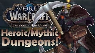 Dark Iron Dwarf Gameplay | Heroic/Mythic Dungeons (Testing NEW Fury!) - Battle for Azeroth Beta thumbnail