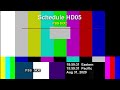 PBS HD05 Feed Error August 31 2020 No Program Slate