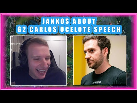 Jankos About G2 CARLOS OCELOTE SPEECH 👀 [0-20 INCIDENT]