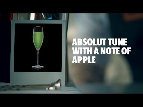 ABSOLUT TUNE WITH A NOTE OF APPLE DRINK RECIPE - HOW TO MIX
