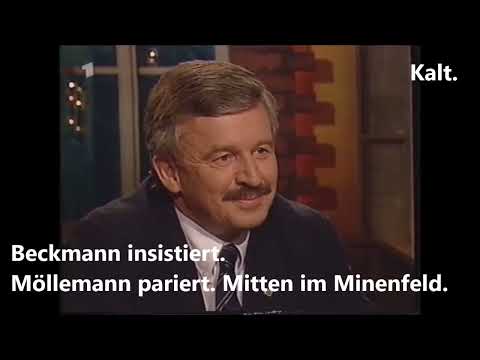 Jürgen Möllemann bei Beckmann: Über Friedman. Über seinen Flyer.
