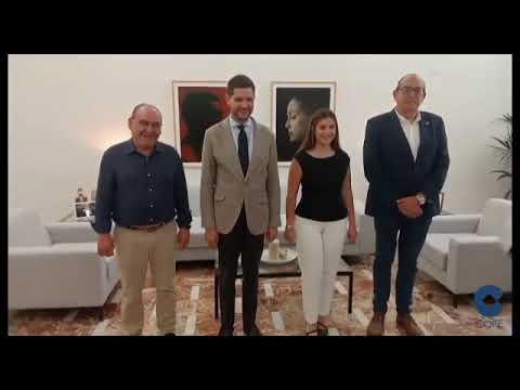 Recepción de la Madrina de la Semana Santa de Gandia 2026