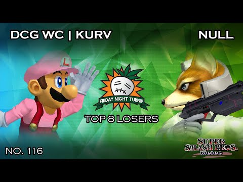 FNT #116 - DCG WC | Kurv (Luigi) VS null (Fox) - SSBM - Losers Top 8 (Round 5)