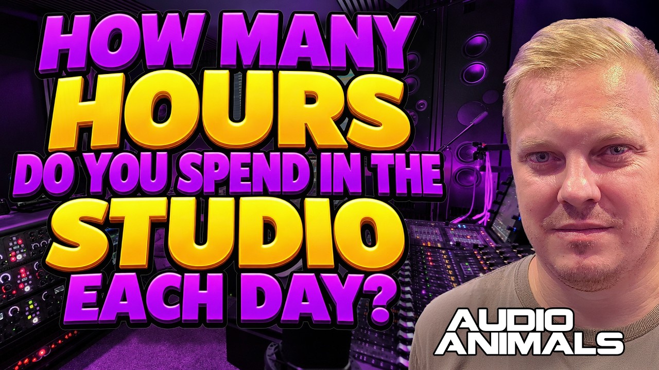 Audio Animals: How Many Hours a Day Do You Work in the Studio?