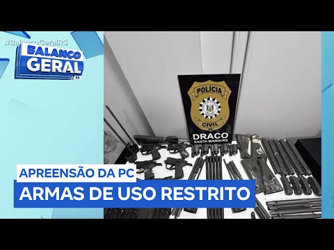 Homem com arma de uso restrito é detido em Tupanciretã (RS)