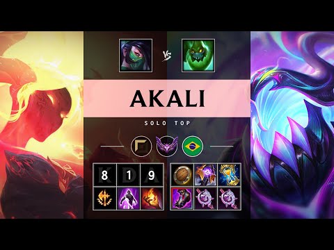 Akali Top vs Zac - BR Master Patch 25.17