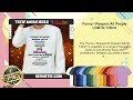 Funny I Respect All People LGBTQ T Shirt