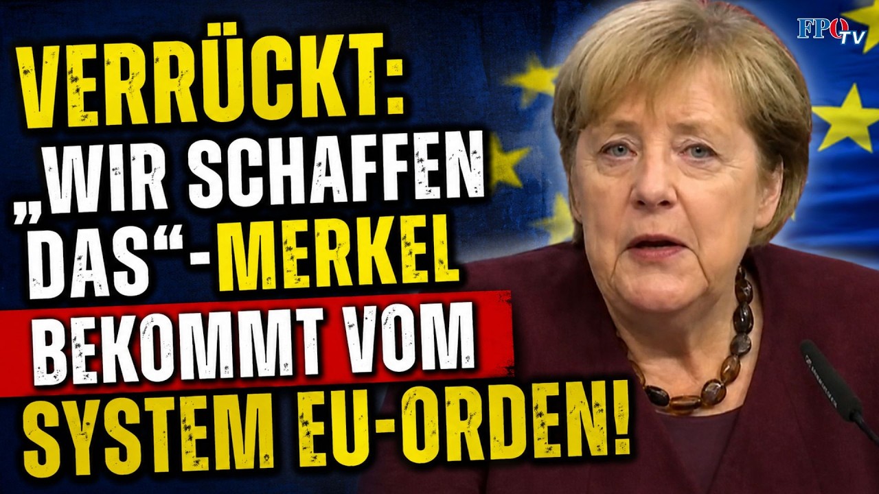 Brüssel dreht durch: "Wir schaffen das"-Merkel bekommt einen Orden🤦‍♂️