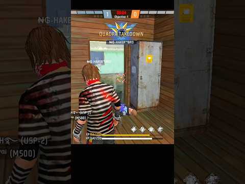 1 vs 4 CLUTCH IN SECOND #freefire #shorts #tondegamer #tgr