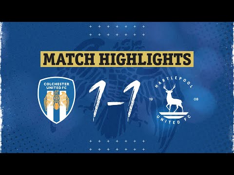 Highlights | Colchester United 1-1 Hartlepool United
