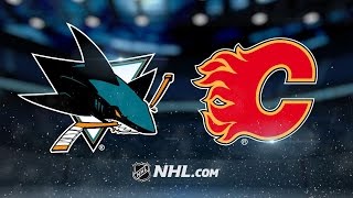 Flames clinch a playoff spot with 5-2 win vs. Sharks