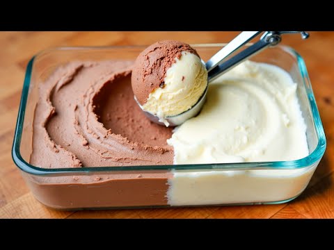 3 ingredients! Real ice cream, not from the store! Few people know this ice cream recipe!