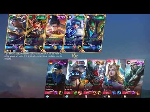 「🥇World Rank 1 BRUNO」So Youtube  MobaRashed | Mobile Legends Game Replay