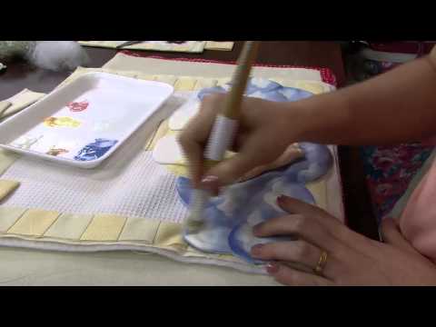 Mulher.com 16/01/2014 Priscila Muller - Pano para Porta Maternidade P 2/2