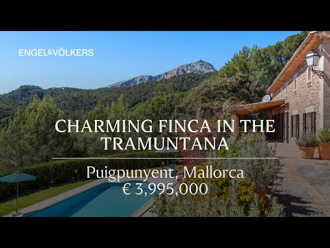 Peaceful Country Estate with Tramuntana Views in Puigpunyent, Mallorca