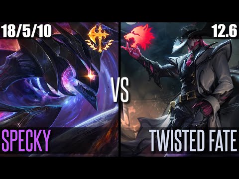 SPECKY MID KHA'ZIX vs TWISTED FATE | EUW MASTERS | Patch 12.6