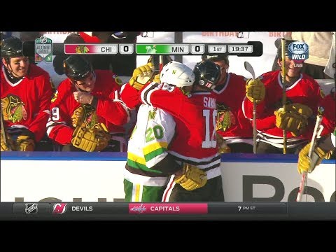 Dino Ciccarelli & Dennis Savard Fight @ TCF Bank Stadium