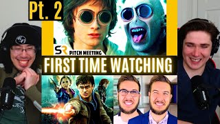 REACTING to *Pitch Meetings: Harry Potter (pt. 2) A BAD ENDING??!! Ryan George | Screen Rant
