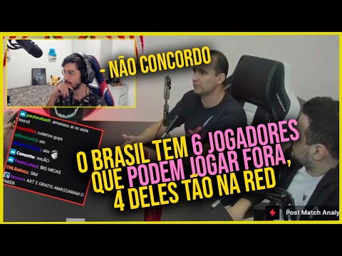 OS MELHORES JOGADORES DO BRASIL MECANICAMENTE! l Revolta reagindo a RED no COMBO!