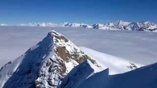 preview picture of video 'Randonnée à ski au Tarent en dessus de l'Etivaz'