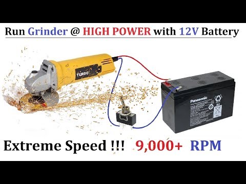 Run 1500W DC Motor with 3V cell New Amazing Hack