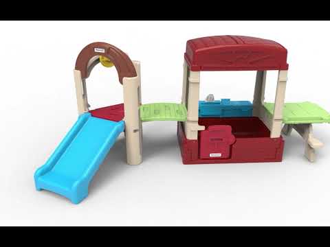 223080 Sunny Slide and Climb Picnic Playhouse Simplay3 360