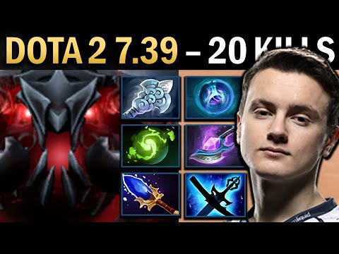 Shadow Fiend Gameplay Miracle with 20 Kills and 929 GPM - Dota 7.39