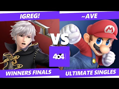 4o4 Smash Night 101 - AP| iGreg! (Robin) vs GUMP2| Ave~ (Mario) - Winners Final