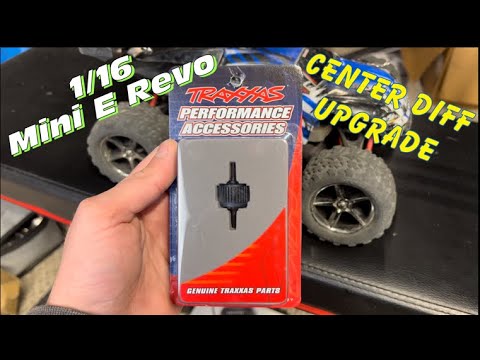 Center Differential Install (Part #7014) on Traxxas 1/16 E Revo VXL
