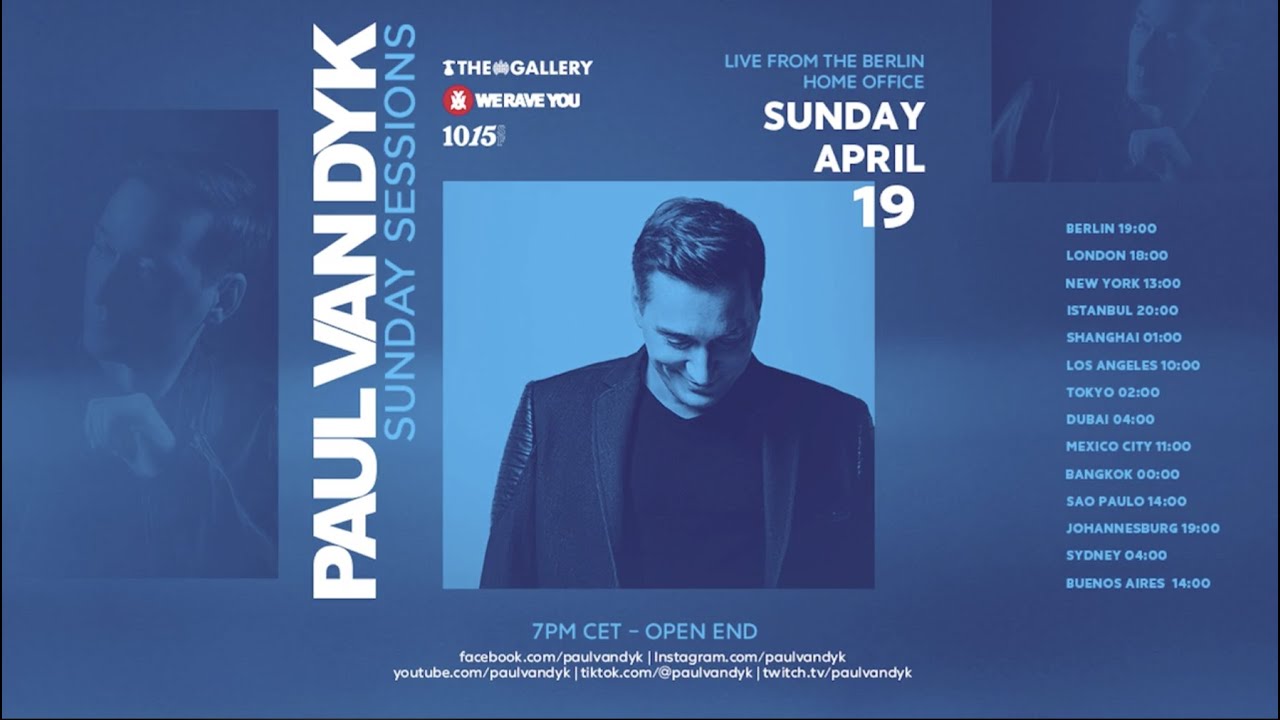 Paul van Dyk - Live @ Sunday Session #6 2020
