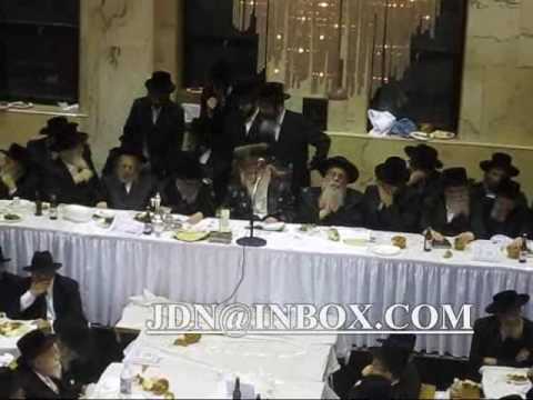 Munkatcher Rebbe Commemorating The Yahrtzeit Of The Minchas Elazar