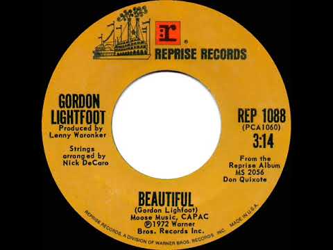 1972 Gordon Lightfoot - Beautiful (mono 45)