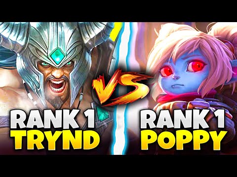 WHEN RANK 1 TRYND GOES UP AGAINST RANK 1 POPPY - League of Legends