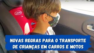 #EducaTrânsito - Novas regras para o transporte de crianças em carros e motos