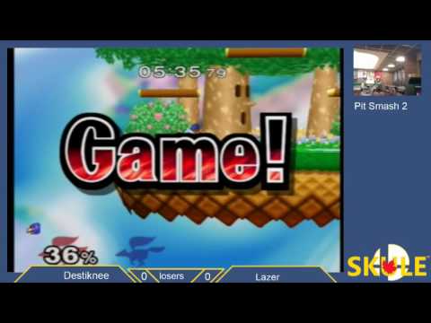 Pit Smash 3.2 - Destinkee(Falco) vs Lazer(Fox/marth)