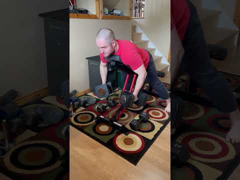 70 pound dumbbell chest supported rows. Trying to increase my range of motion. Felt good. 🏋️‍♀️🔥💪