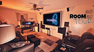 Video thumbnail for Home Theater Room Tour 2021 by Kpaceguy