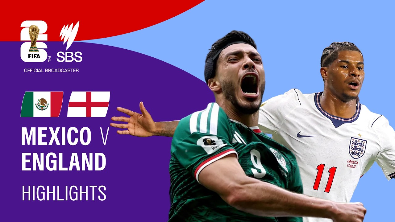 Mexico v England: FIFA World Cup 2026 Highlights Round of 16