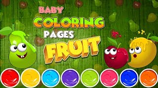 Baby Coloring Fruit Games on Google Play - Best Coloring Pages Fun App for Kids to Learn Colors