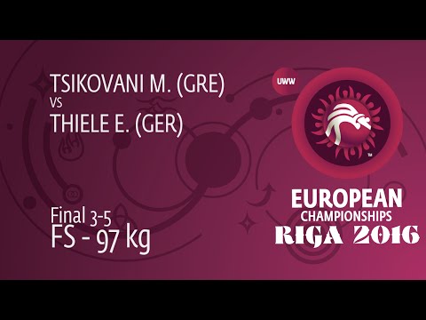 BRONZE:  Erik Sven THIELE (GER) df. Micheil TSIKOVANI (GRE), 5-1