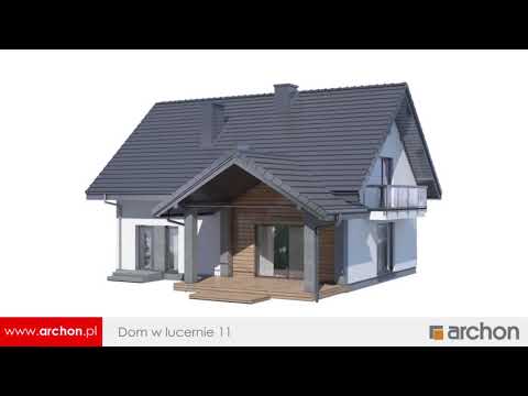 Dom w lucernie 11 – Idealny dom na wąską działkę I ARCHON+ Projekty Domów