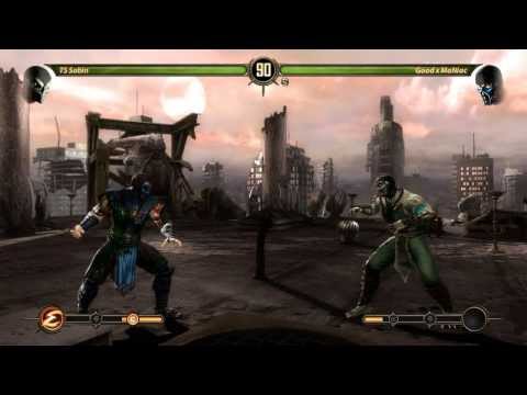 Mortal Kombat 9 - TS Sabin (Reptile) vs Good x Maniac (Sub-Zero) - VirginGaming.com Money Match