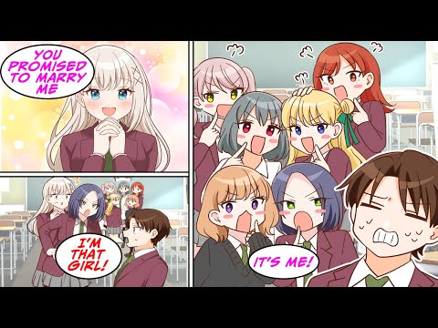 ［Manga dub］I found the person that I promised I'd marry and...［RomCom］