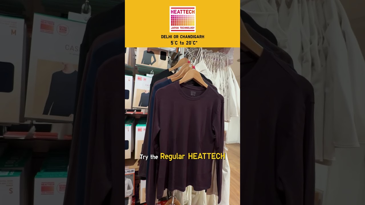 UNIQLO’s HEATTECH is designed to keep you warm and comfortable at all times.