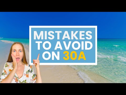 BIGGEST Mistakes To Avoid in 30A Florida (Rosemary Beach, Seaside, Alys Beach!)