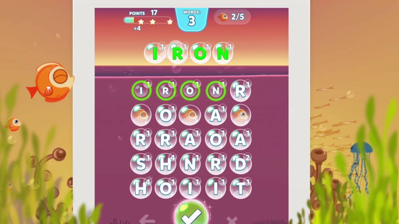 Bubble Words - Letter splash