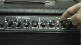 Video thumbnail for RANDALL RG100SC GUITAR AMP CLEAN SOUND by chatreeo