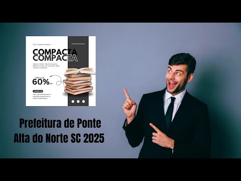 Apostila Prefeitura de Ponte Alta do Norte SC 2025 Auxiliar Administrativo